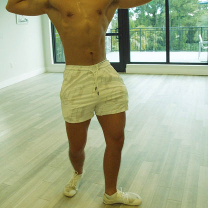 TRAINING SHORT 5" INSEAM - [ARCTIC WHITE]